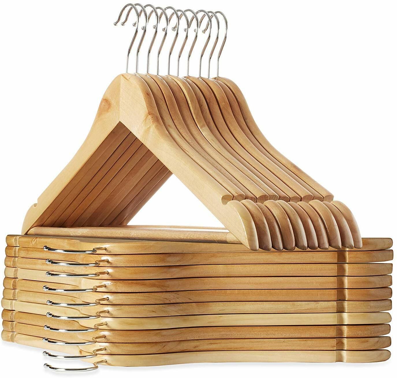 star work wooden hanger Wooden Shirt Pack of 24 Hangers For Shirt-picture-20