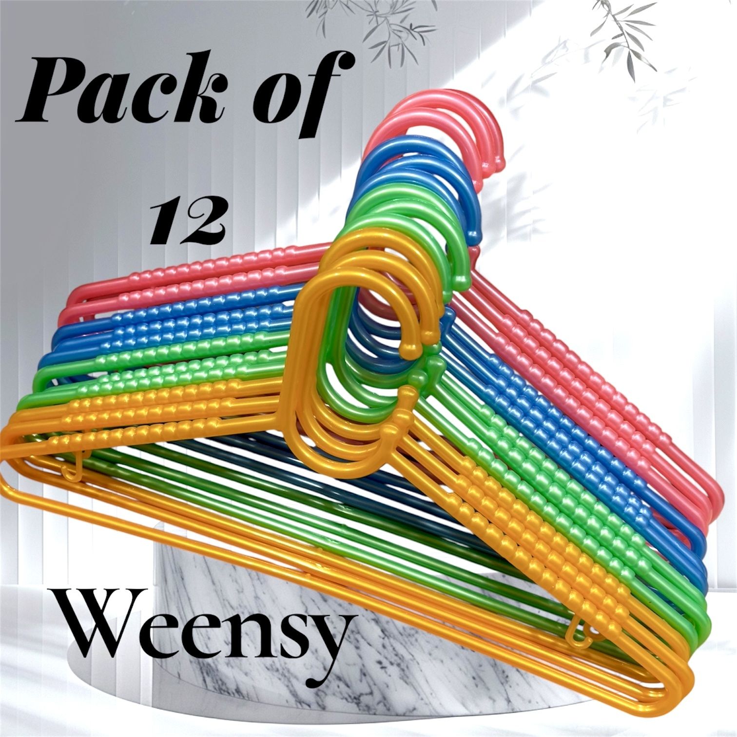 weensy Pearl Shade Plastic Hanger Pack of 12 Plastic Saree Pack of 12 Hangers For Saree-picture-22