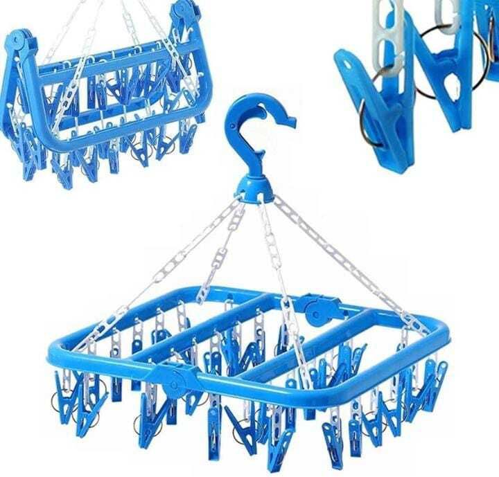 philocaly enterprise Baby Clothes Plastic Laundry Sock Drying Hanger Multicolour Plastic Cloth Clips Plastic Tie Hanger For Tie-picture-11