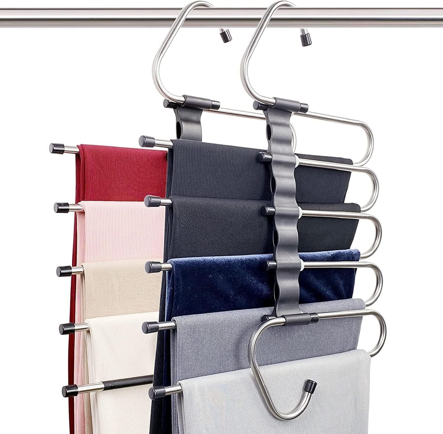 5 in 1 Steel Hanger Steel Dress Hanger For Dress-image-1