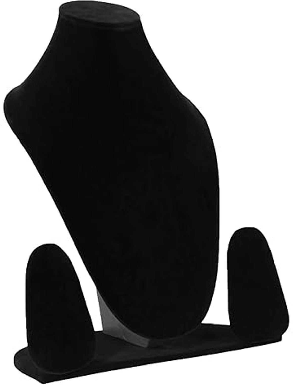 bandhan Necklace Jewellery Dummy Black Velvet Finish Display Stand (8 Inch) Jewellery Organizer-picture-15