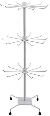 morel METAL 3 TIER SPINNING DISPLAY STAND FOR JEWELRY KEYRING HATS SOCKS TOYS. PACK 1 Jewellery Organizer-picture-17