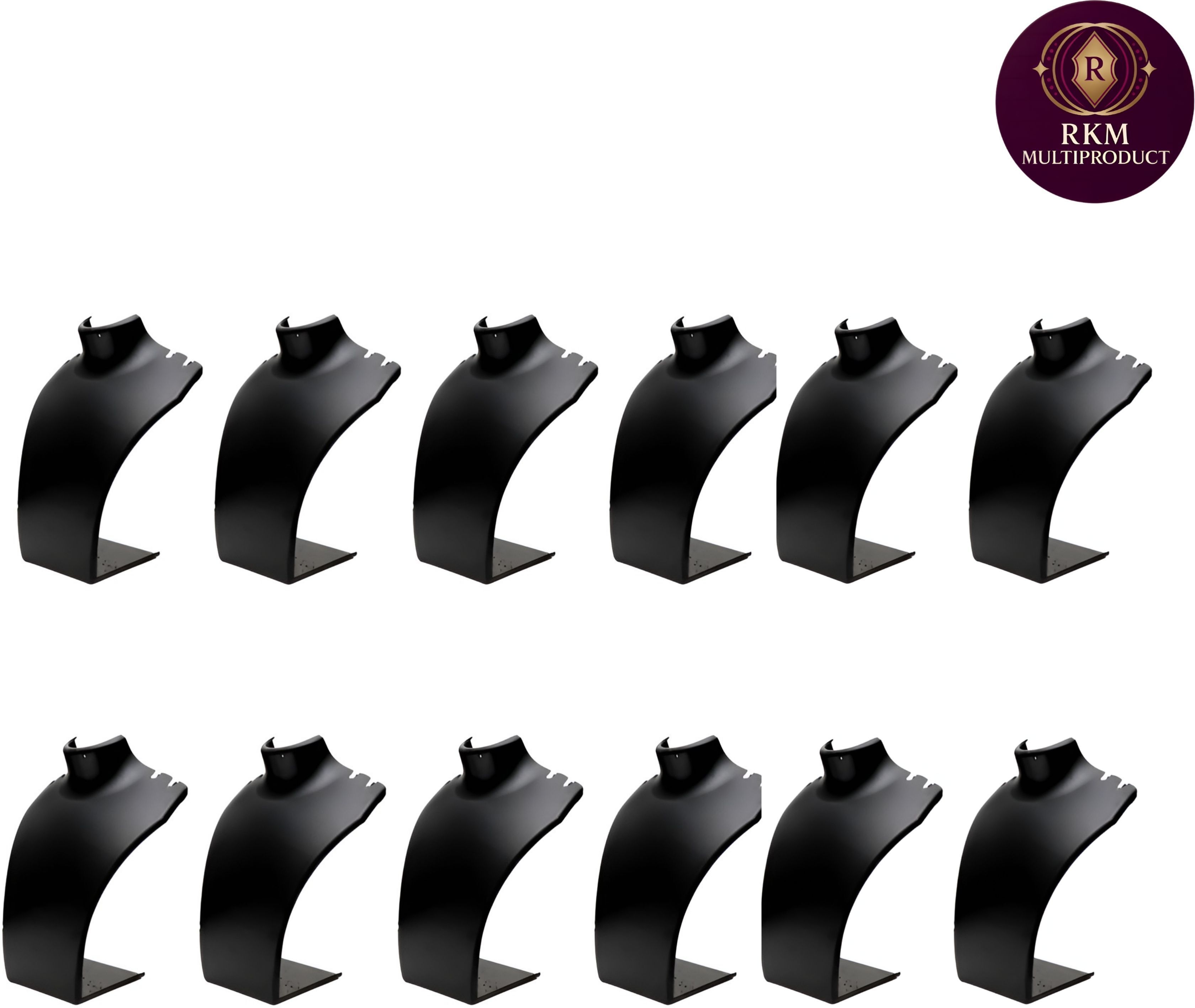 6 inch Necklace & Earing Stand Pack of 12 Jewellery Organizer