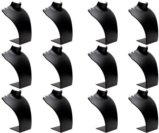 NECKLACE STAND 8 INCH BLACK ACRYLIC JEWELLERY DISPLAY STAND Jewellery Organizer-image-47