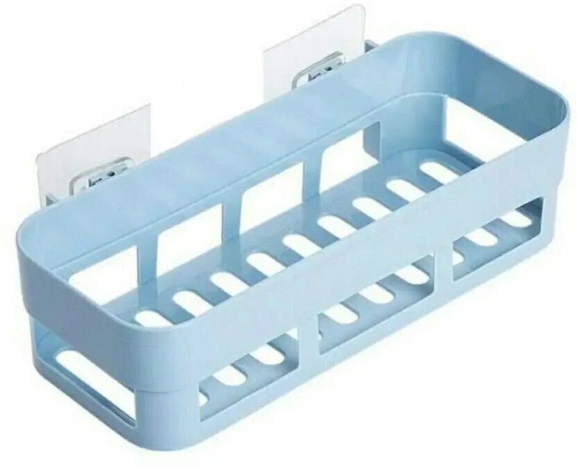 sjk Self Adhesive Multi-Purpose Wall Hanging BATHROOM floating Shelf Plastic Wall Shelf-picture-35