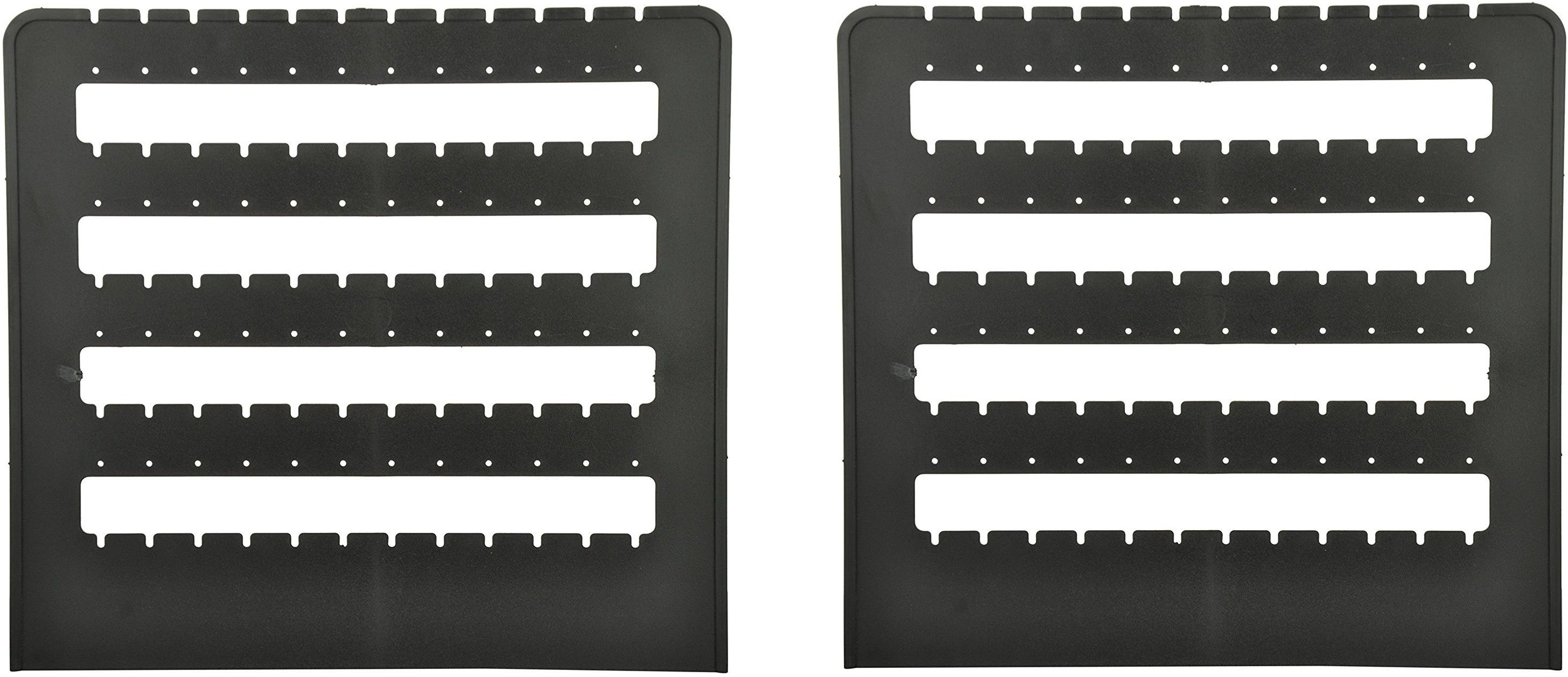 EARRING HOLDER WITH 24 HOLE FOR STUD EARRINGS DISPLAY STORAGE STAND BLACK PACK 2 Jewellery Organizer-image-41