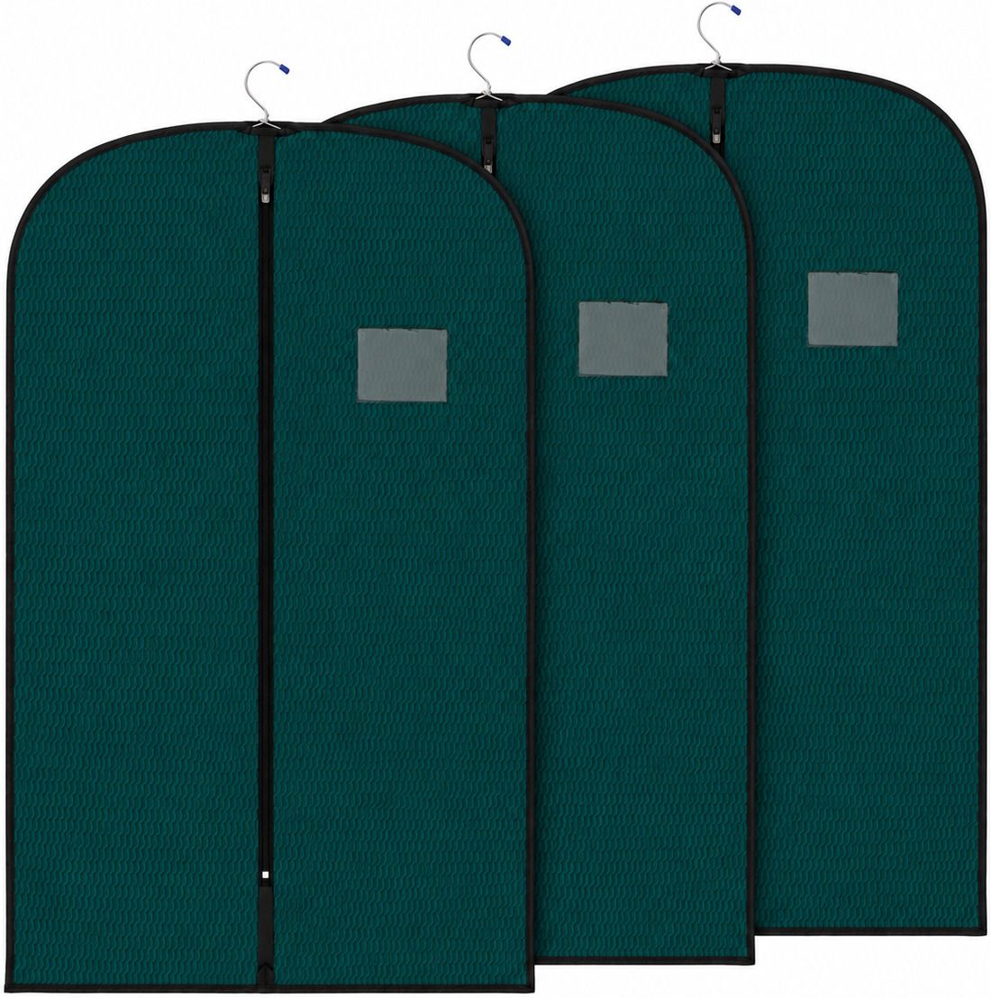 Ankit International High Quality Embossed Blazer cover Green Pack of 5 Cotton Laundry Bag-picture-44