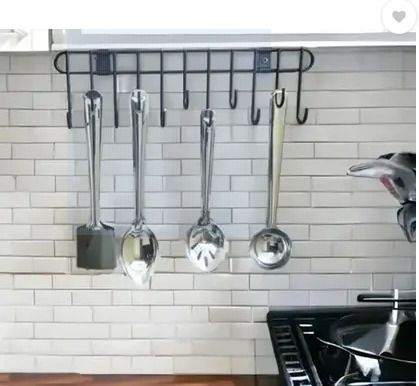 Glossy Shower Rod Hook