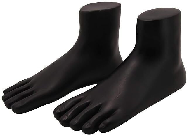 MANNEQUIN RIGHT AND LEFT FOOT DISPLAY ANKLE MOLD FOR SHOES JEWELRY. SET1, 8 INCH Jewellery Organizer-image-16