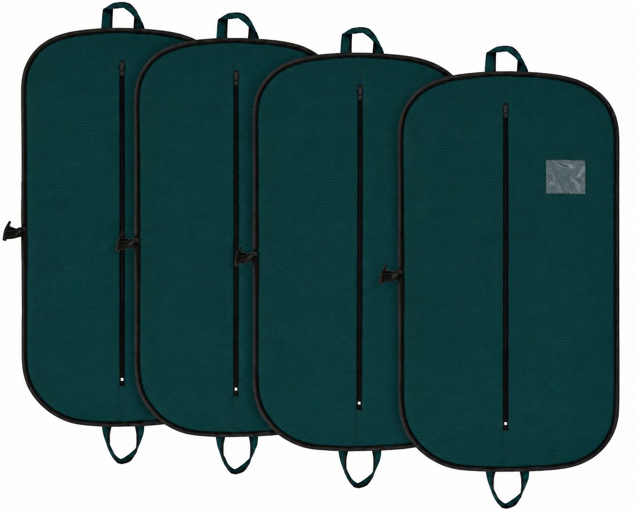 Ankit International High Quality Embossed Suit cover Green Pack of 4 Cotton Laundry Bag-picture-30