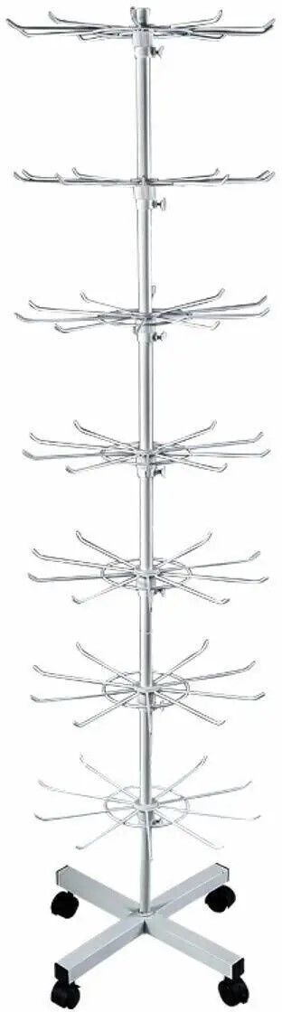 gardengift 7 Layer, Metal Stand with 70 Hooks Accessories Organizer, Jewellery Organizer, Handbag Organizer, Scarf Organizer-picture-27
