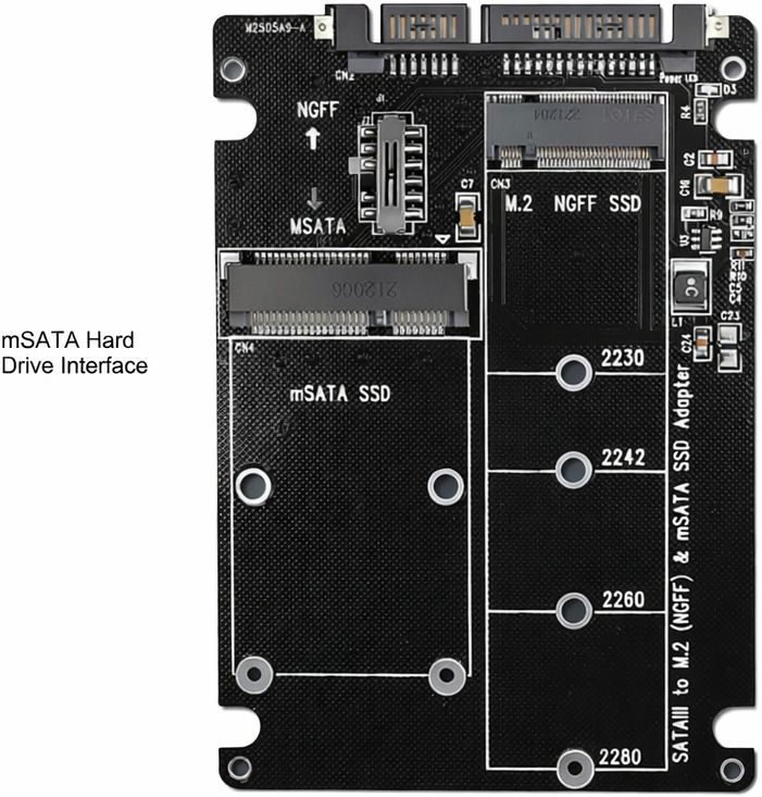 RuhZa M.2 NGFF or mSATA 4 inch External SSD Enclosure-image-12