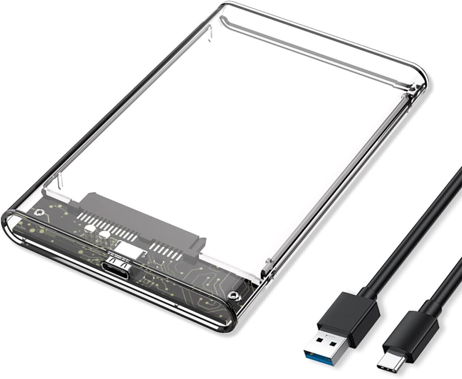 BKC 2.5" Hard Drive Enclosure, 6Gbps USB 3.1 Gen 1 to SATA III 2.5 inch SSD External Hard Drive-picture-30