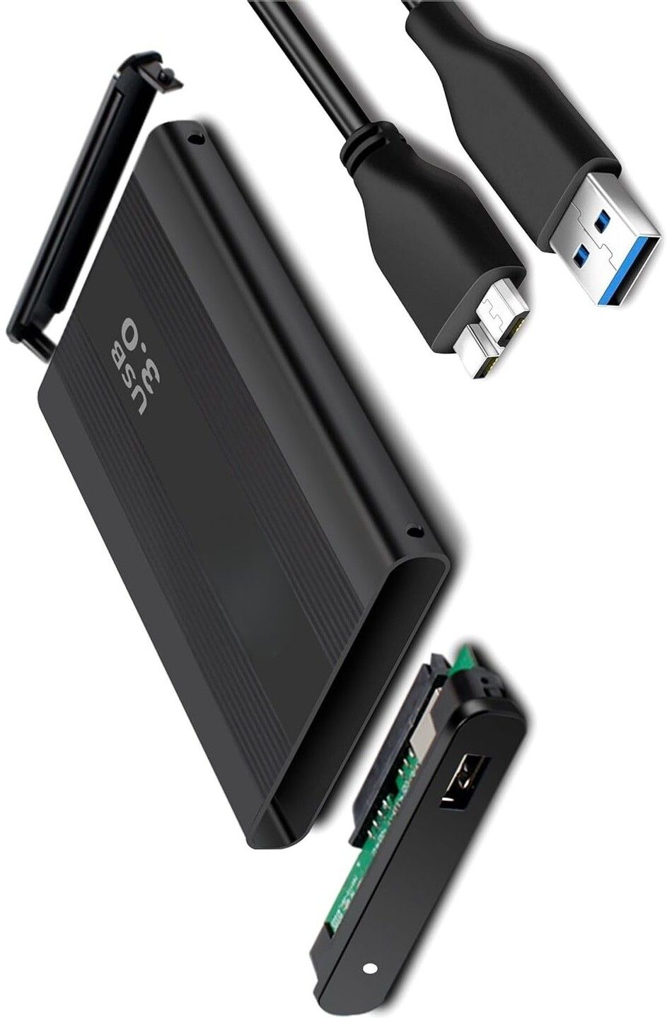 SAENTE External Hard Drive Casing for 2.5 Inch SATA Laptop HDD/SSD 2.5 inch SATA HDD Enclosure or SATA TO USB-image-0