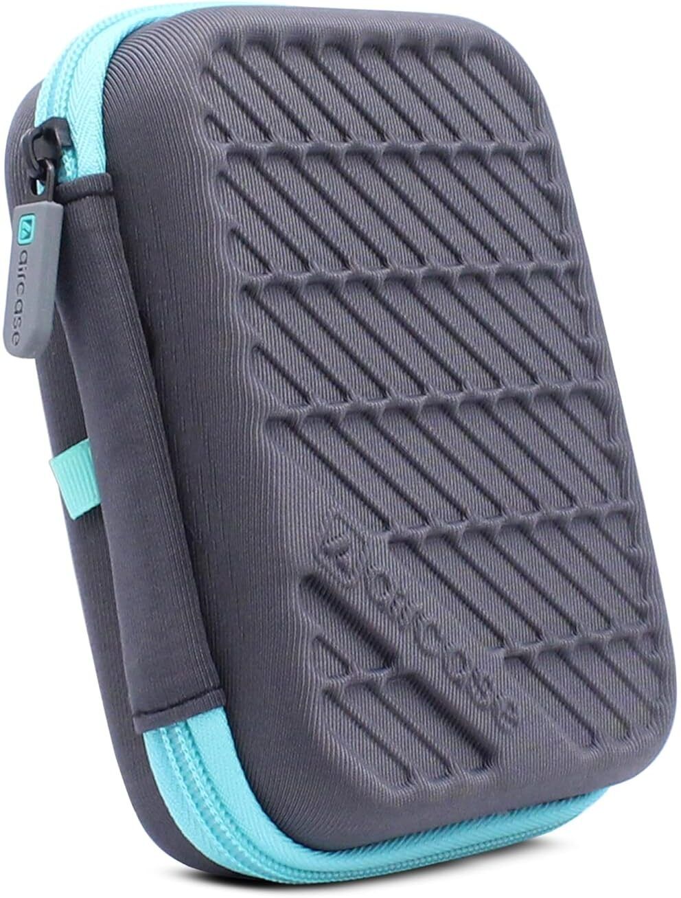 AirCase Hard Drive Case Cover, Travel Pouch, Tech Organizer with Shockproof EVA 2.5 inch Shock Resistant Water Proof Hard Drive Case-image-24