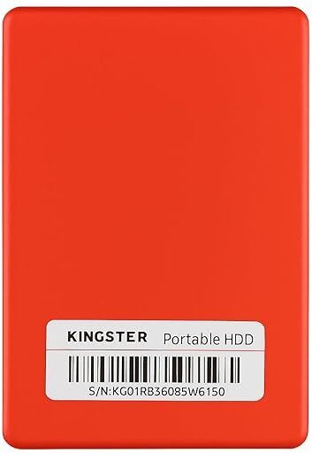 kingster 500GB Ultra Slim External Hard Drive (Portebal Hard Drive, red, 1 TB) 3 inch External Hard Drive-image-1