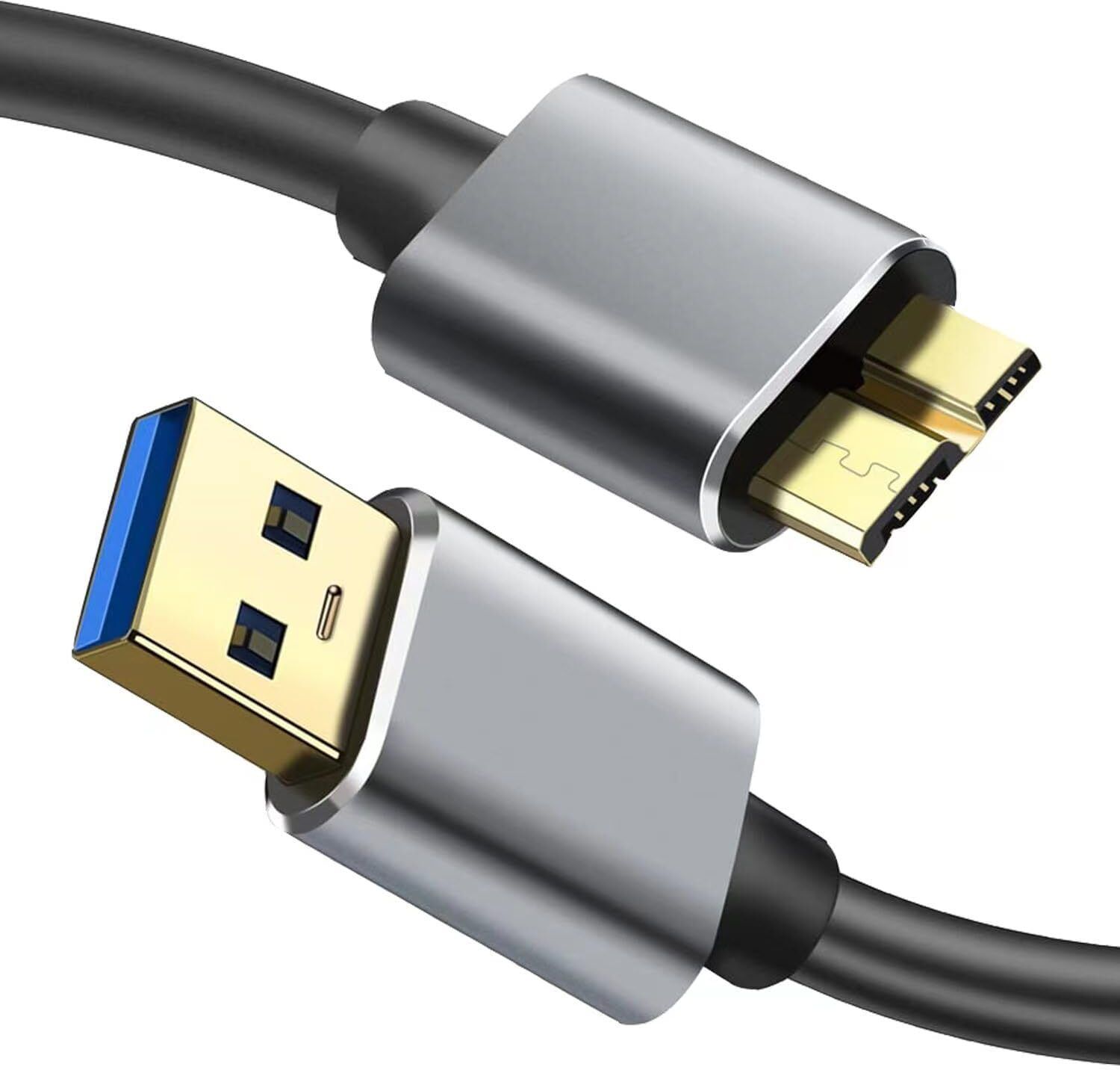 jihaan Hard Drive Cable USB 3.0 A to Micro B Nylon Cable Compatible 4 inch Micro USB Cable-image-46