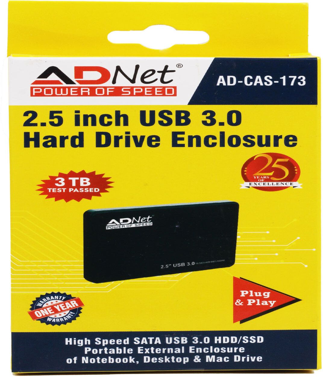 ADNet 2.5 Inch USB 3.0AD NET 2.5 inch Shock Resistant HDD CASING-image-11