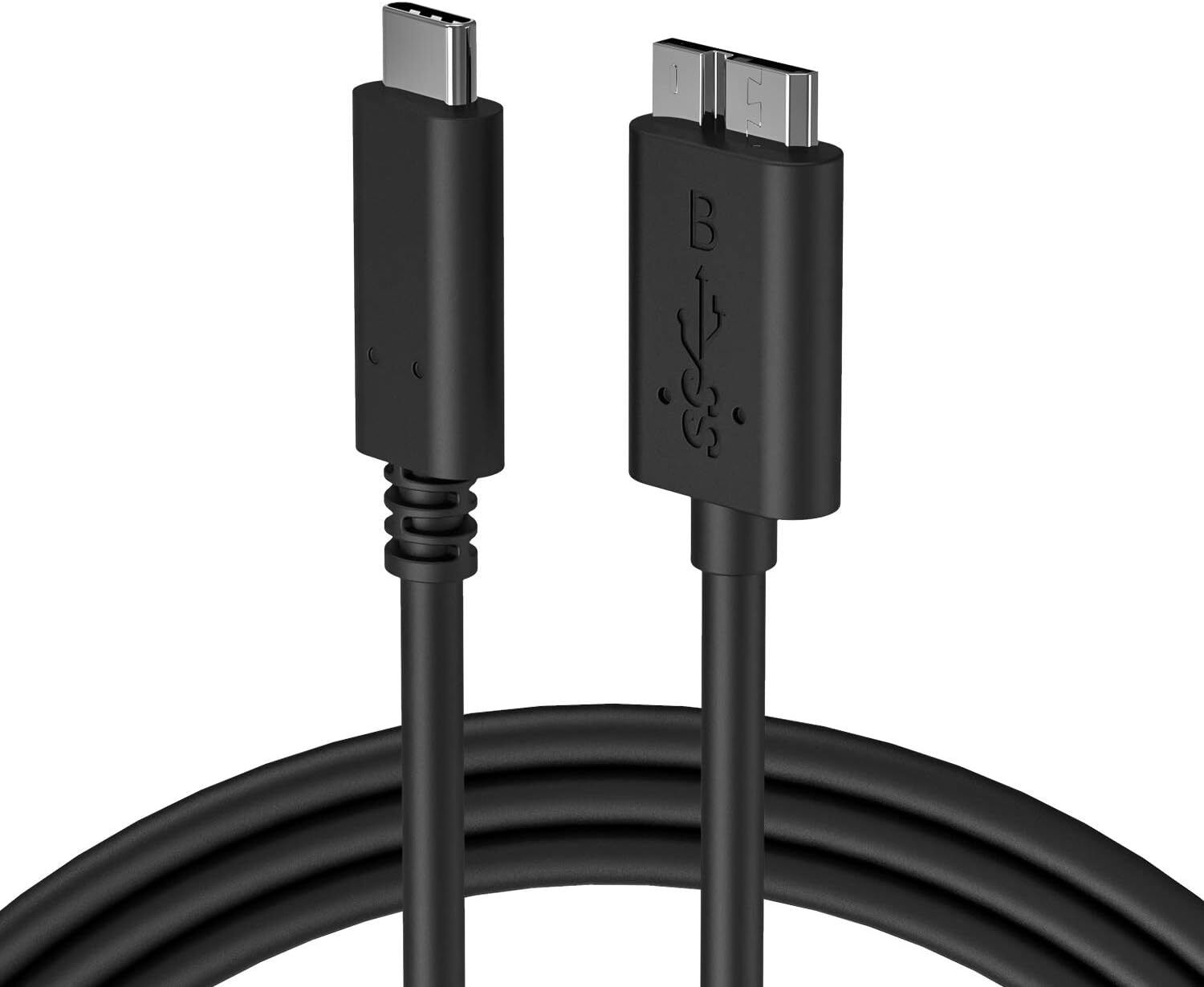 jihaan USB Type C Cable 50 CM Type C to Micro B 3.0 Cable, 5Gbps USB Type C 2.5 inch USB Type C to Micro-B USB 3.0 Cable-image-49