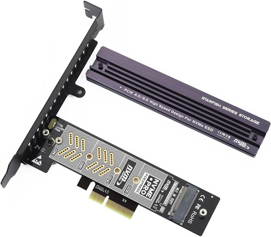 Zorbes PCIe 40 NVMe SSD Expansion Card with Aluminum Heatsink for Desktop PC 2.5 inch PCIe Adapter Card-image-46