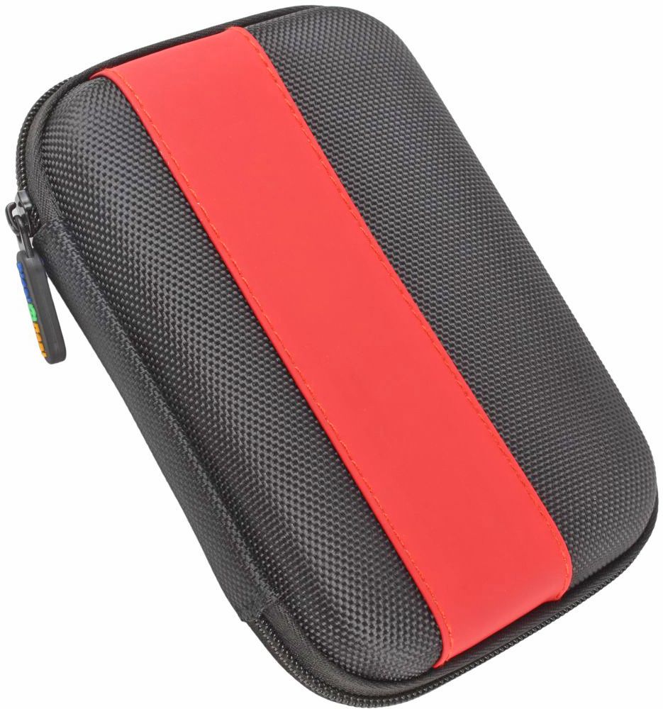 StealODeal Red Shockproof Case for All 2.5 inch Hard disk case-image-31