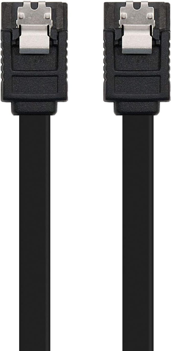 torpedo SATA Cable III Straight HDD SDD Data Cable,Locking Latch, Metal Clip 4.5 inch SATA L-Type-picture-45