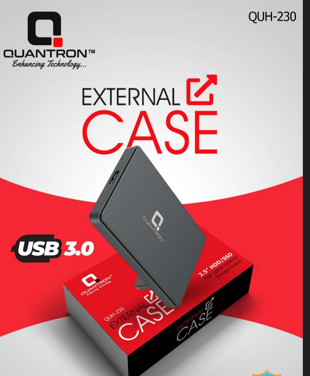 Quantron QUH-230, USB 3.0 HARD DISC CASE 2.5" 2.5 inch HARD DISC SSD CASE.-picture-23
