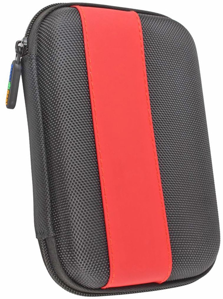 Encelade Red Shockproof Case for All 2.5 inch Hard disk case-image-3