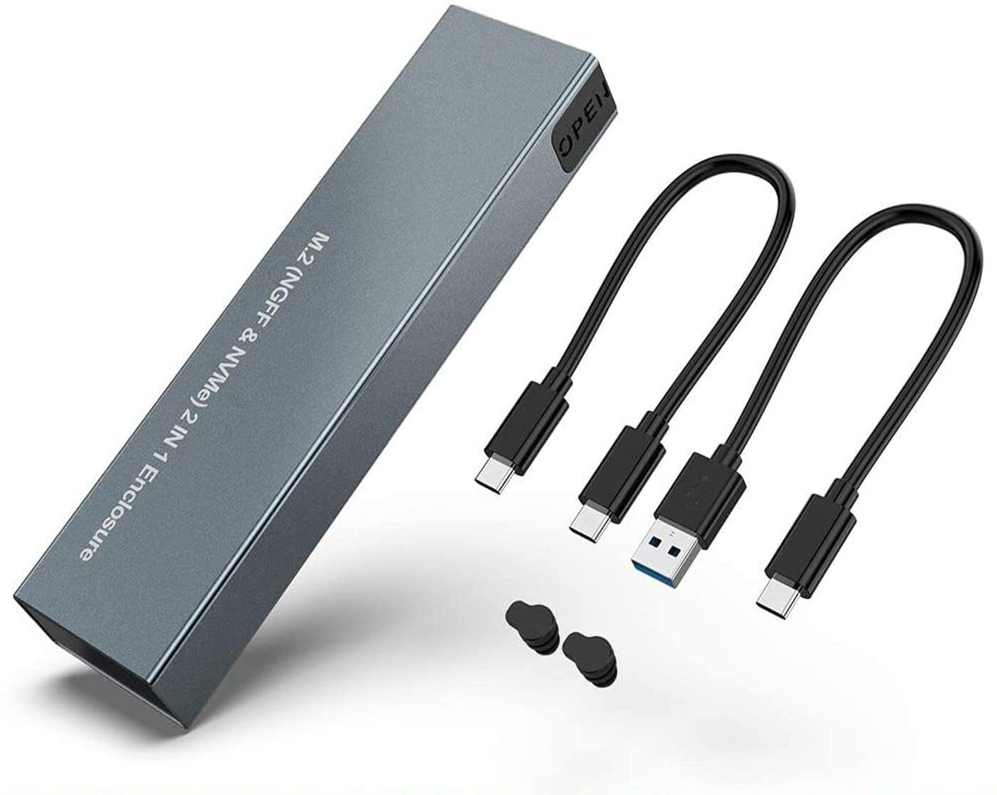 microware M.2 NVME SSD Enclosure 4 inch Support for Windows /for Mac OS / Linux / Android-picture-36