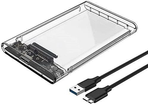 Sancy Transparent 2.5 inch Laptop SATA Hard Drive HDD/SSD Enclosure USB 3.0 Sata Case 2.5 inch Hard Drive Enclosure-image-11