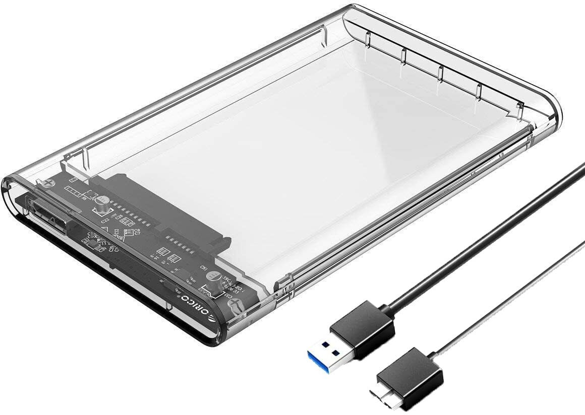 VOOCME USB 3.0 Transparent Portable Hard Disk Adapter for HDD & SSD Supports SATA III, 2.5 inch External Hard Disk Cover Transparent.... USB Hub-picture-32