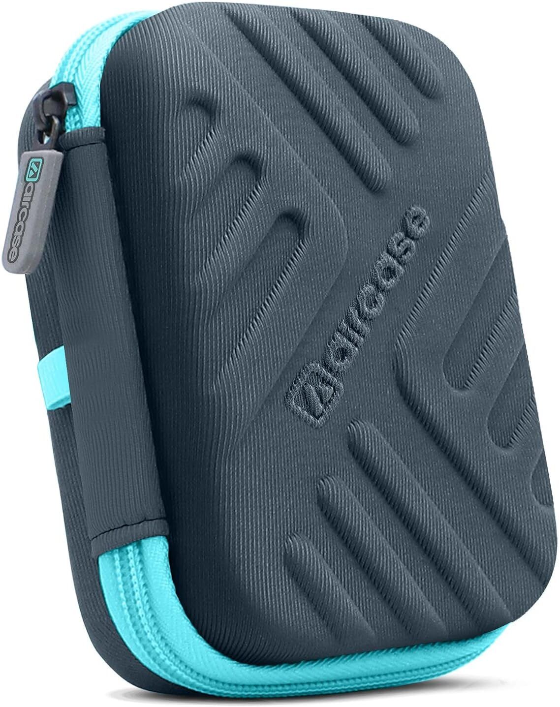 AirCase Hard Drive Case Cover, Travel Pouch, Tech Organizer with Shockproof EVA 2.5 inch Shock Resistant Water Proof Hard Drive Case-picture-29