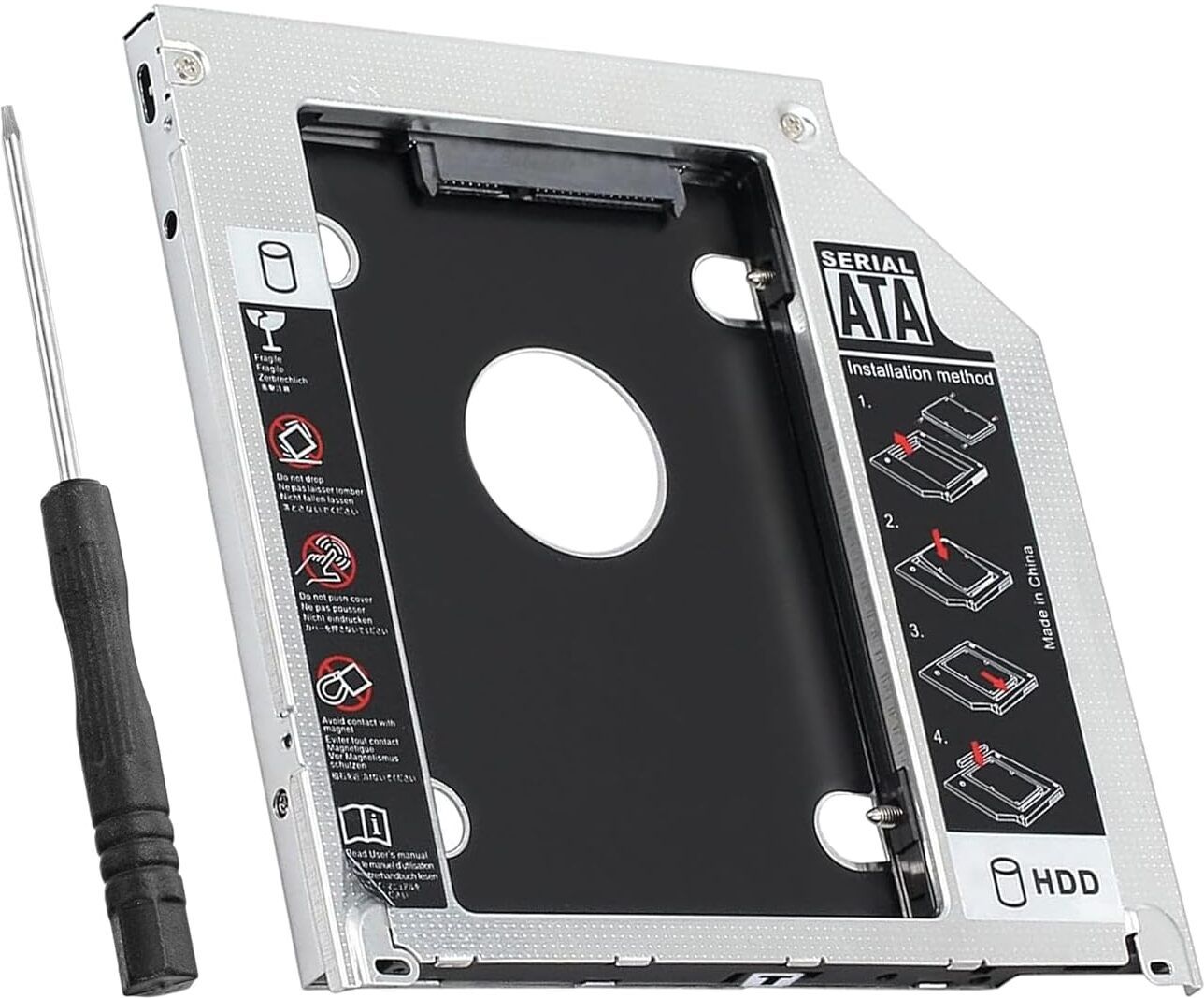 sounce Optical Bay Hard Drive Caddy for SSD & HDD 2.5 inch Optical Bay Hard Drive Caddy for SSD & HDD |-image-26