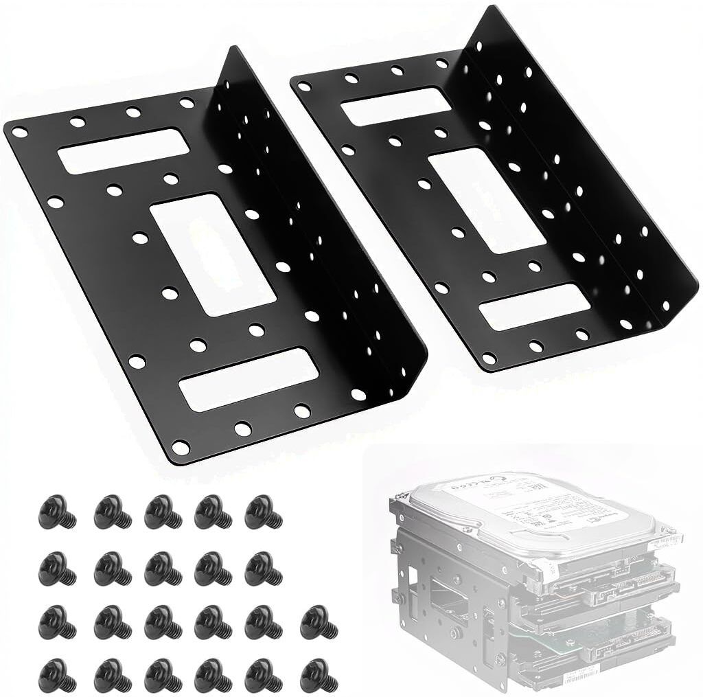 ELEPHANTBOAT SSD Mounting Bracket Metal Alloy Tray for 25 SSD or 35 HDD Installation 3.5 inch Hard Drive Mounting Bracket Tray-image-41