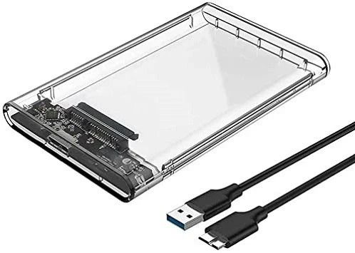 BKC 2.5 Inch Transparent SATA HDD SSD Enclosure USB 3.0 2.5 inch Shock Resistant Hard Drive Enclosure-picture-23
