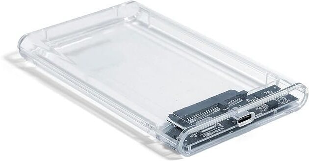 LINKKRAFT Enclosure Transparent Case, USB 3.0 to SATA Tool-Free External Hard Disk Case 2.5 inch Fast Transfer Speed Up to 5 Gbps & Up to 4TB Storage Capacity 2.5 SATA SSD HDD-picture-13