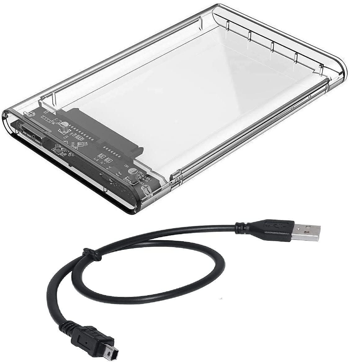 WiredCom USB 2.0 2.5 Inch SATA to USB External Hard Drive Enclosure 2.5 inch Enclouser-picture-21