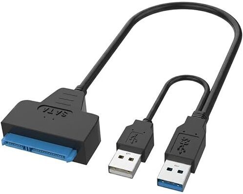 FoBB Dual USB 3.0 to SATA Adapter Cable with Extra Power for 2.5 inch HDD SSD 2.5 inch Shock Resistant Water Proof Cable Adater-image-23