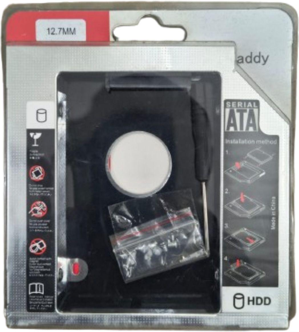 Levelup 2.5 INCH SATA Hard drive CADDY (12.7mm) for LAPTOP 2.5 inch Internal Hard Drive Enclosure-image-45