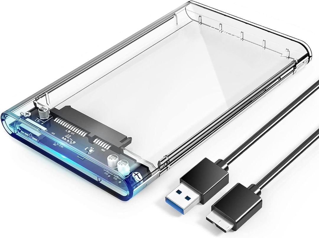 kve 2.5 SATA SSD Enclosure Case, USB 3.0 to SATA Tool-Free External Hard Disk Case 2.5 inch Shock Resistant Water Proof Hard Disk Cover-image-46