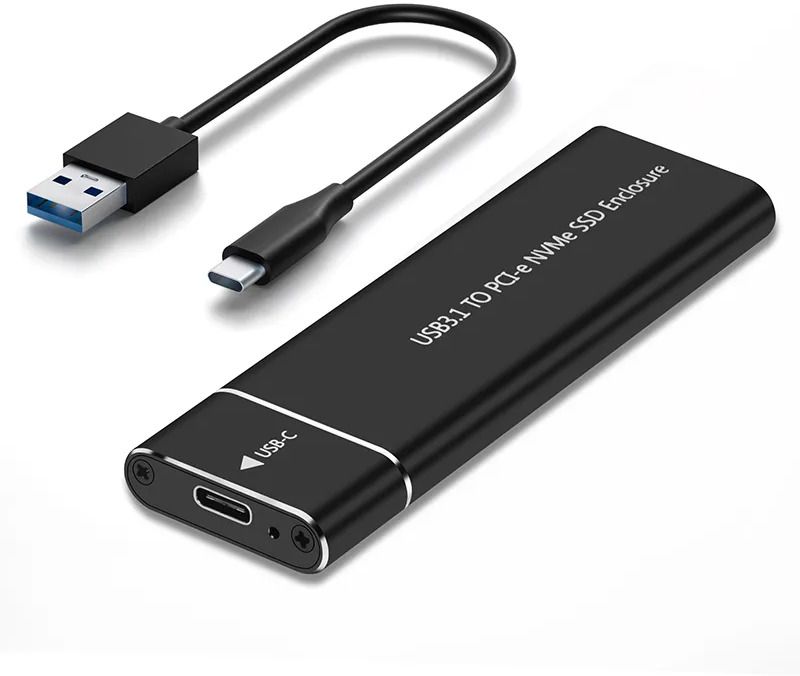 ALRITO NVME SSD Enclosure, M.2 NVME to USB C Adapter 2.5 inch USB 3.1 Gen 2 (10 Gbps) M2 PCIE SSD-image-44