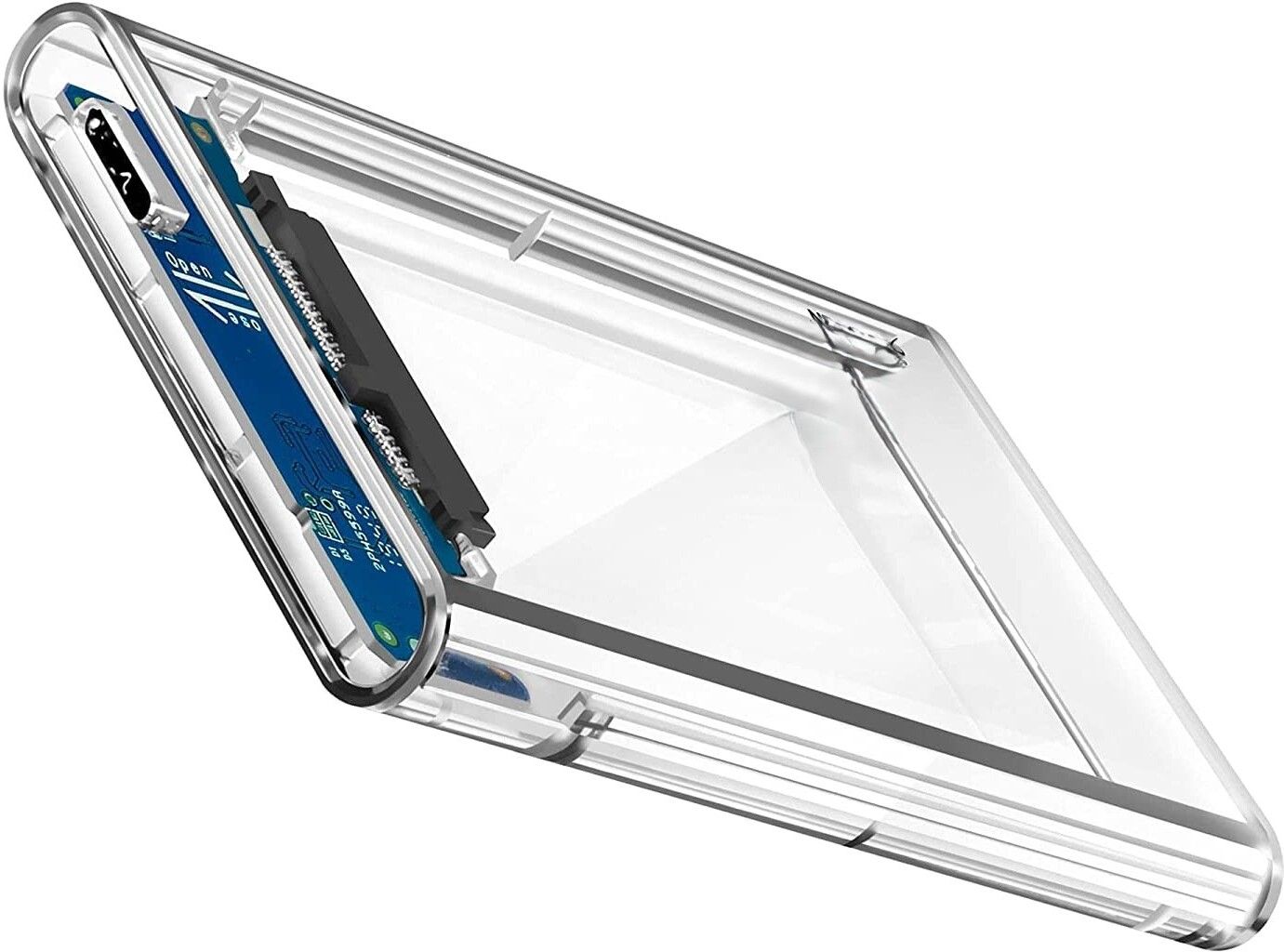 SAENTE Tool-Free SATA to USB 3.0 SSD HDD Case – 2.5" Clear Enclosure 2.5 inch HDD Enclosure-picture-38