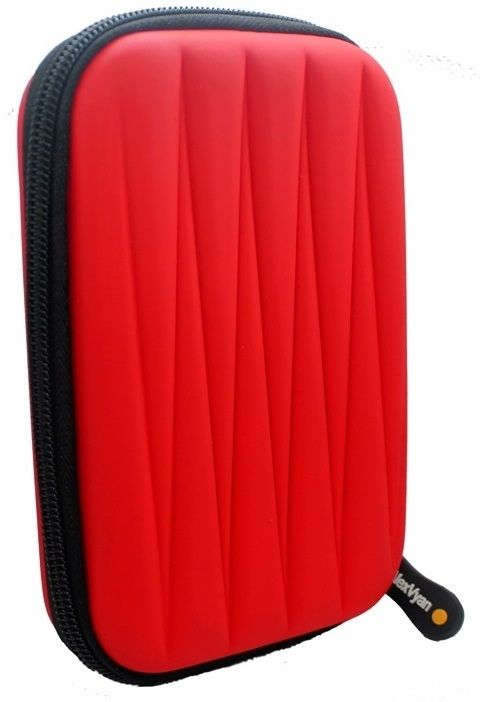 Frackson HD Bag for Earphone. USB Cable Power Bank Mobile Charger Digital Gadget (Red Up) 2.5 inch Hard Disk Cover-image-41