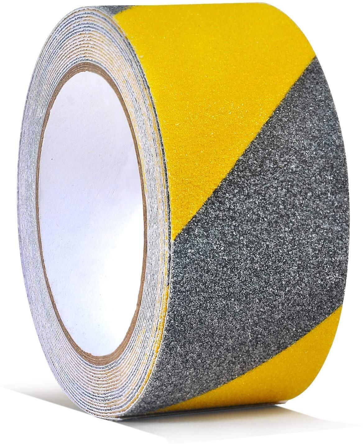 Heavy Duty Anti-Slip Adhesive Tape / Safety Grip Tape No Dispenser / Manual Use Tape Roll Anti Slip Safety Tape / Anti Skid Grip Tape for Stairs & Floors (Manual)-image-4