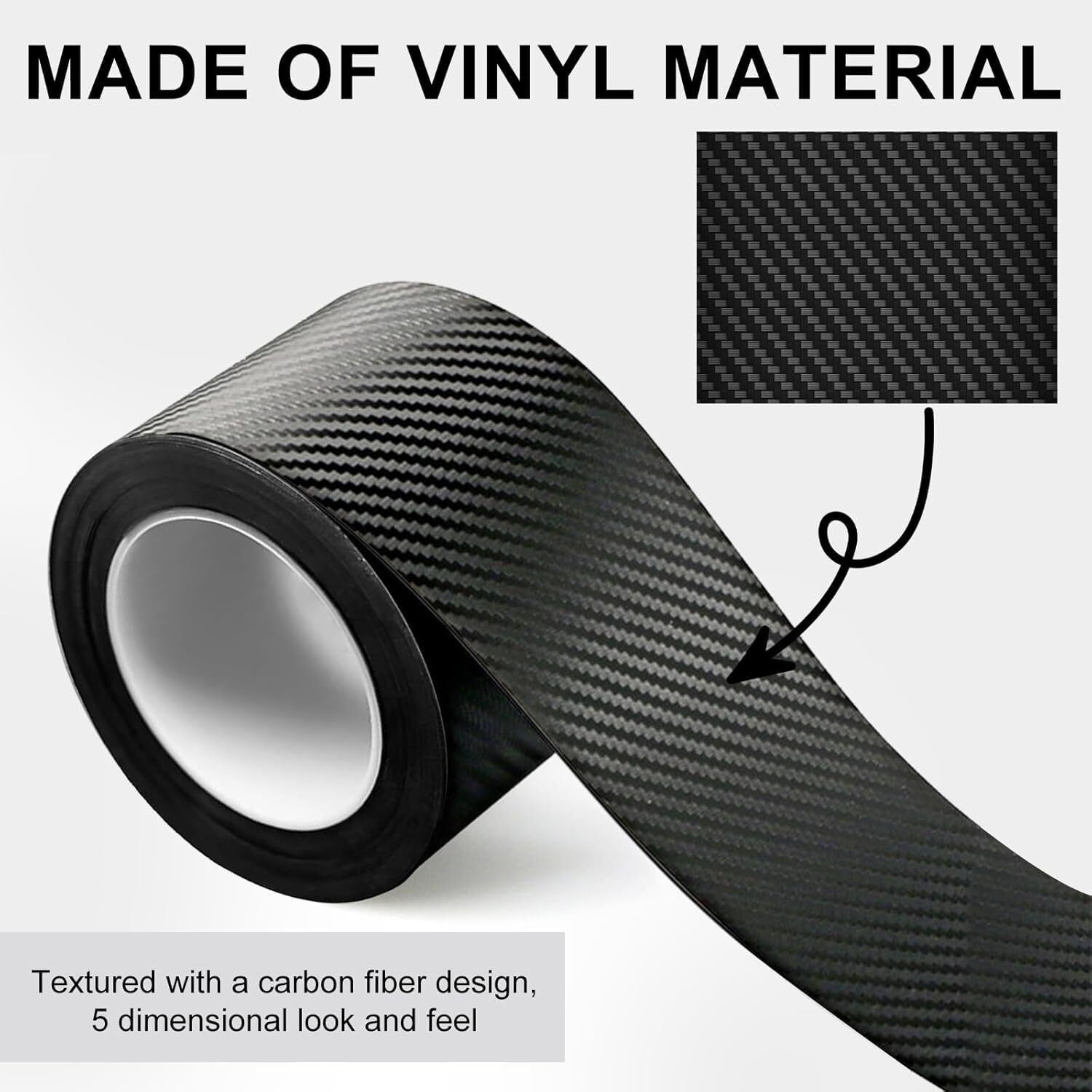 varni enterprise Car Guard High Gloss Carbon Fiber Anti-Scratch Edge Guard Step Decoration Waterproof Tape Vehicle Interior Cleaner-picture-18