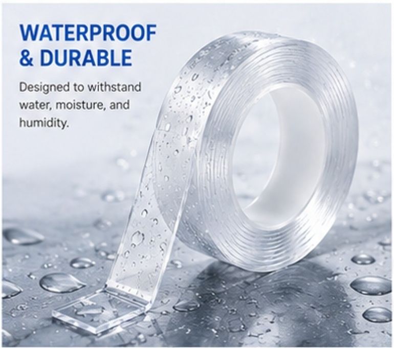 Multipurpose Heavy Duty Double Sided Transparent Removable LVY Grip Tape R300 First Aid Tape-image-23