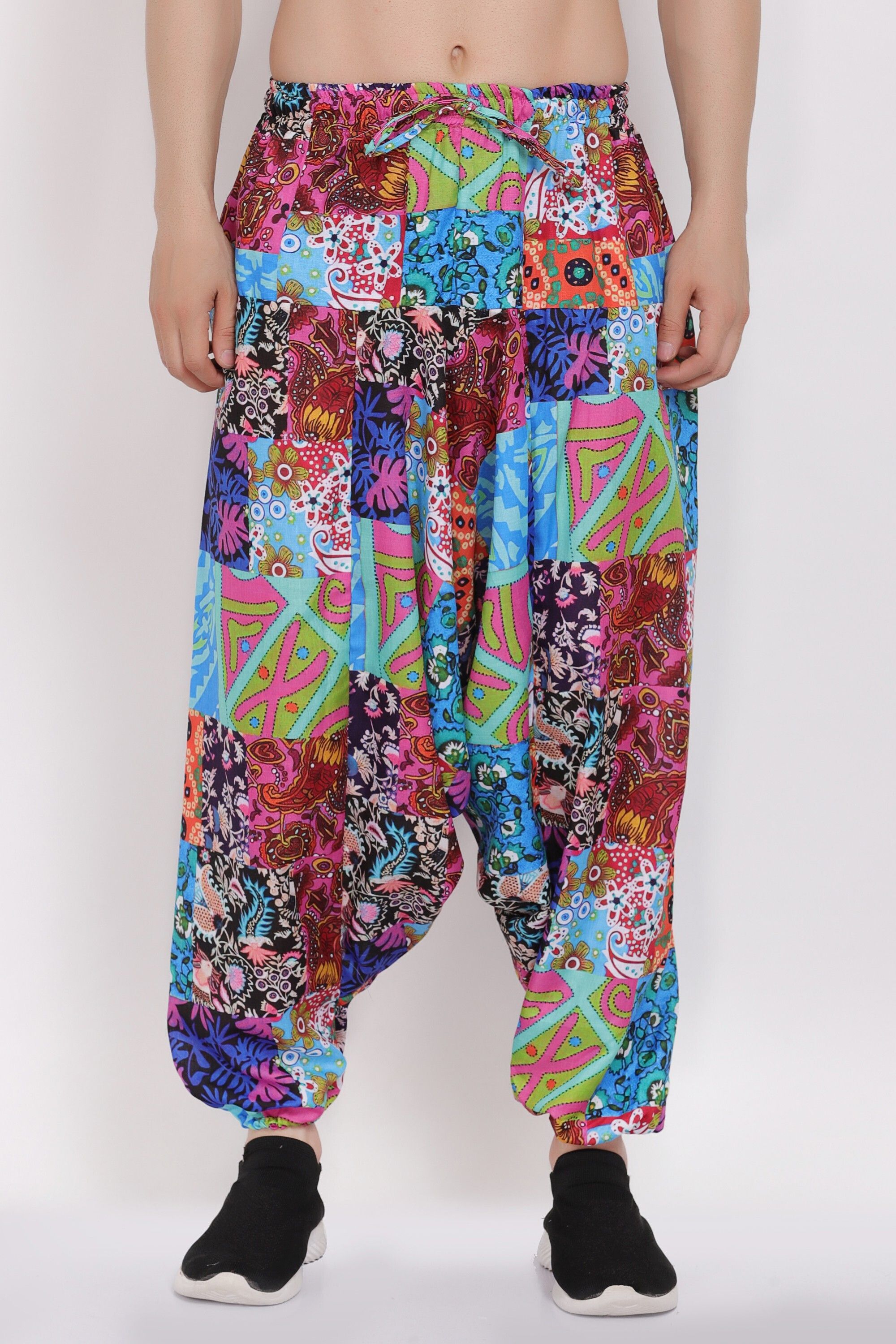 Printed Cotton Men Harem Pants-image-13