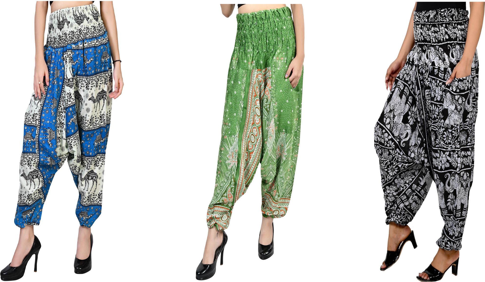 narnari Printed Rayon Women Harem Pants-picture-37