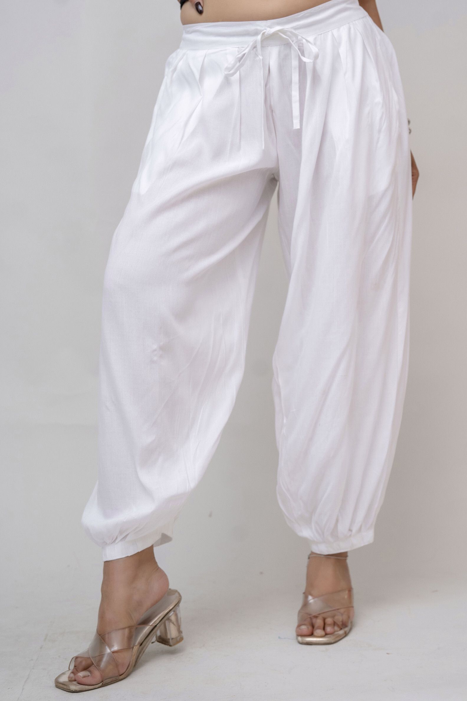 PXS Women Rayon Harem Dhoti Pant Solid Women Dhoti