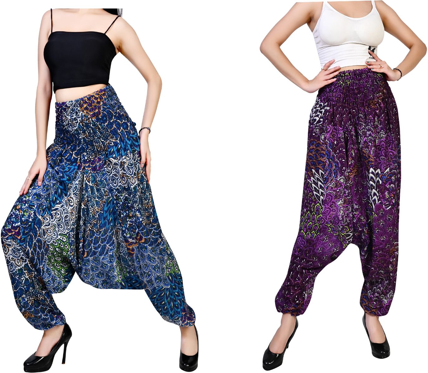fusfus Printed Rayon Women Harem Pants-picture-19